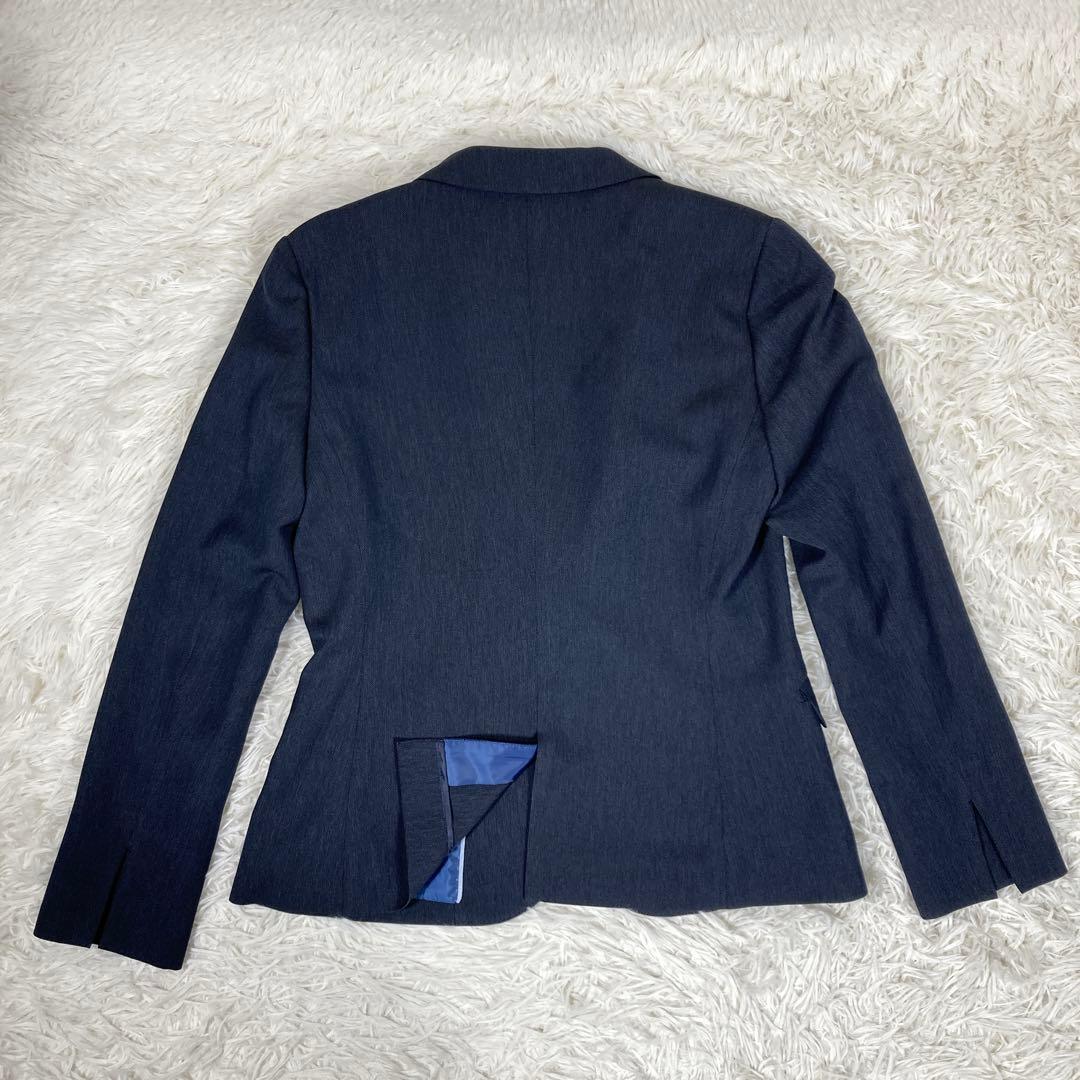 極美品　オリヒカ　セットアップスーツ　ウォッシャブル　ネイビー　XL/Lサイズ