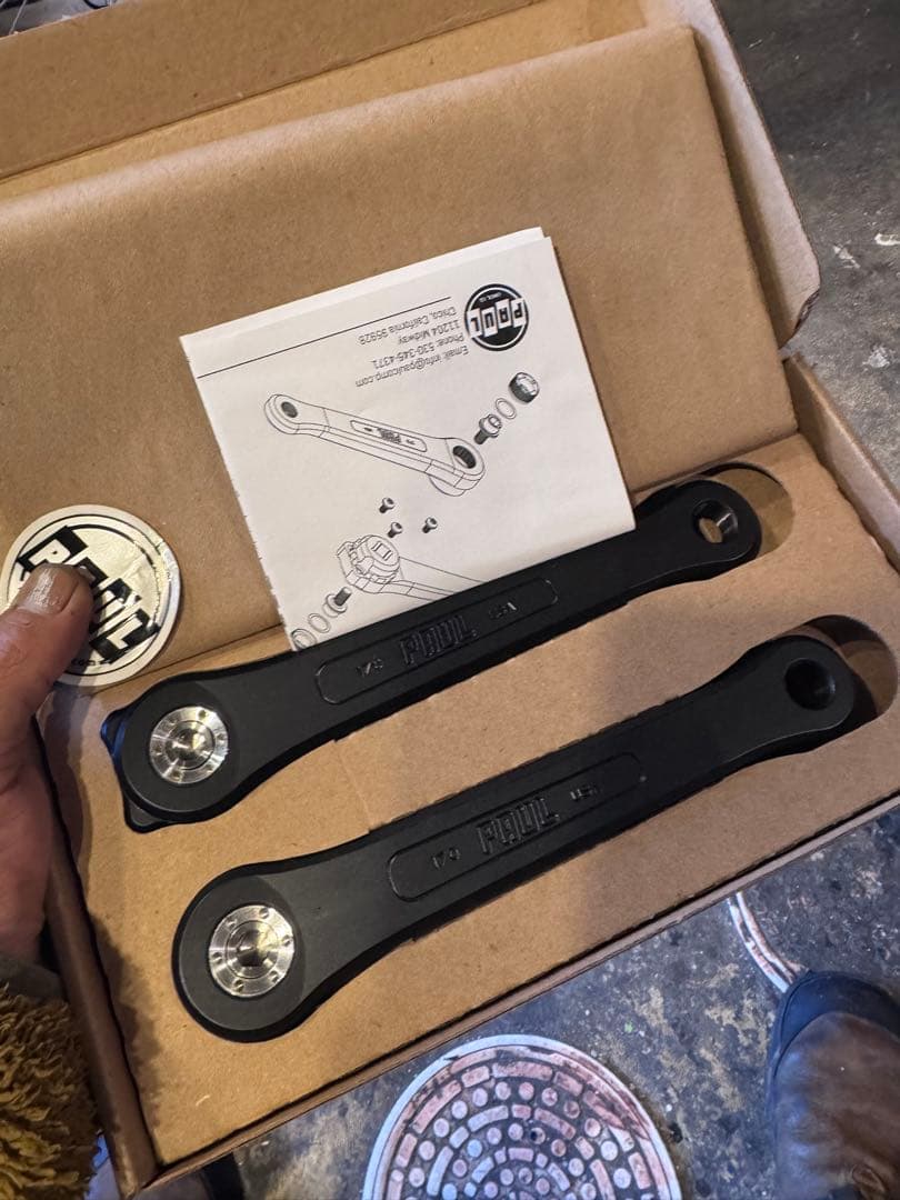 Paul Components Pure Crank ブラック　170mm