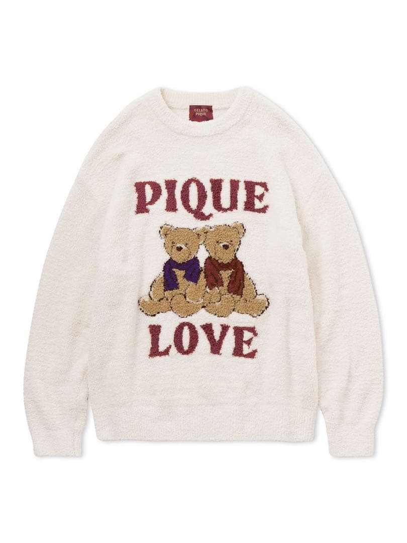 ジェラートピケ 2023 ホリデー ベア レディース 上下セット ルームウェア