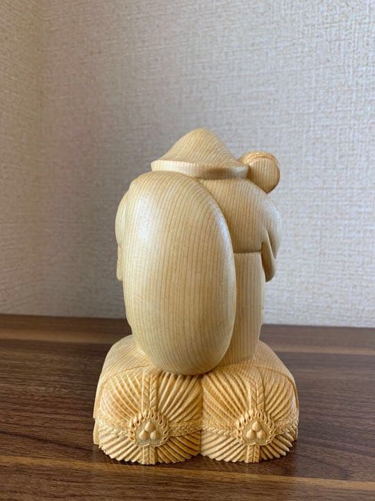 仏像　木彫　大黒天像　檜木