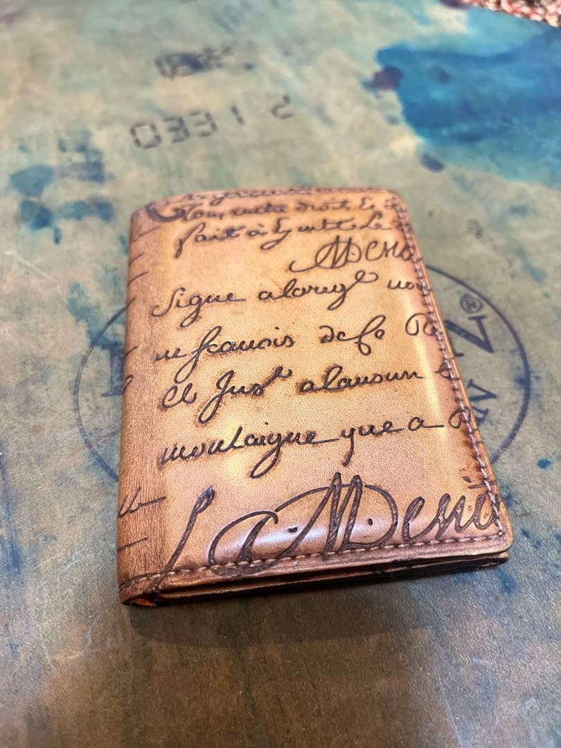 berluti 三つ折り財布　廃盤品　オルガ期