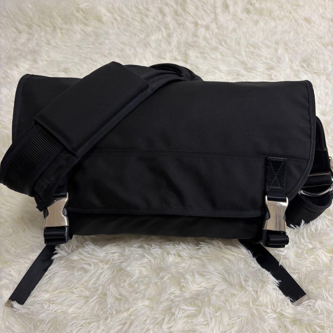 【美品】ロリンザ LORINZAメッセンジャーバッグ ショルダーバッグ 黒