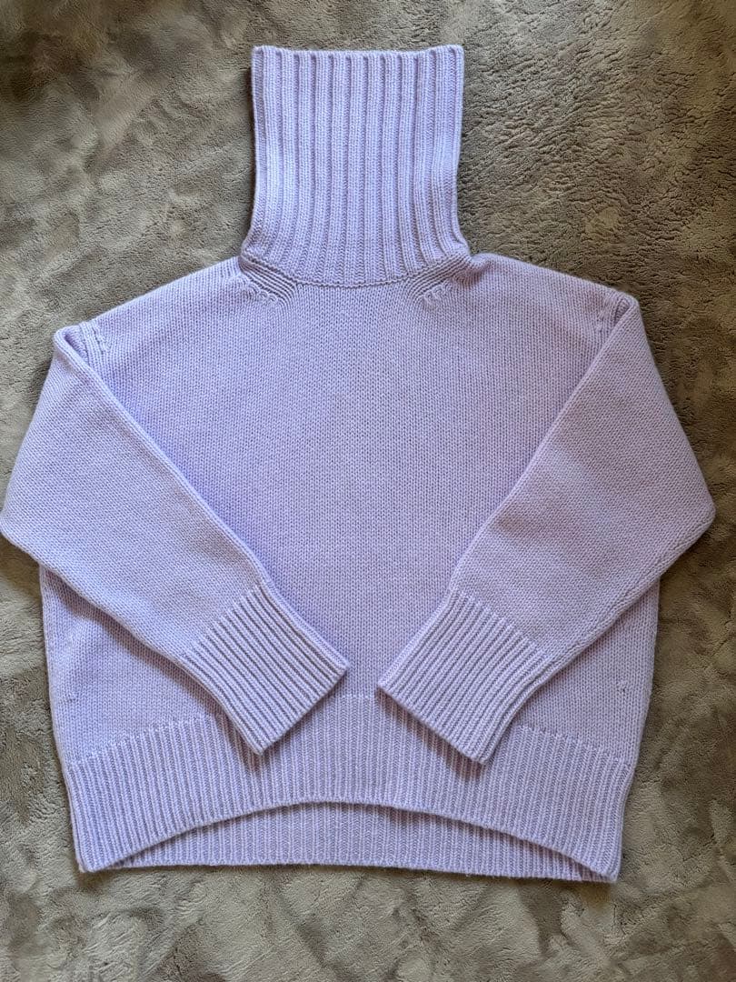 GALERIE VIE ファインウール タートルネックプルオーバー美品