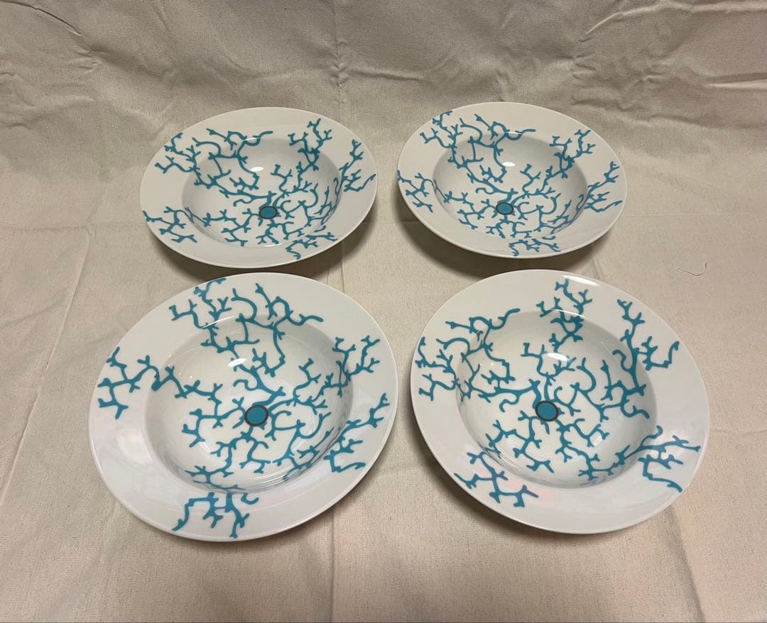 美品RAYNAUDレイノー クリストバル パスタプレート4枚セットF45