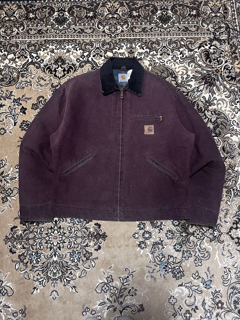 希少 90s カーハートデトロイトジャケット J43 BRG