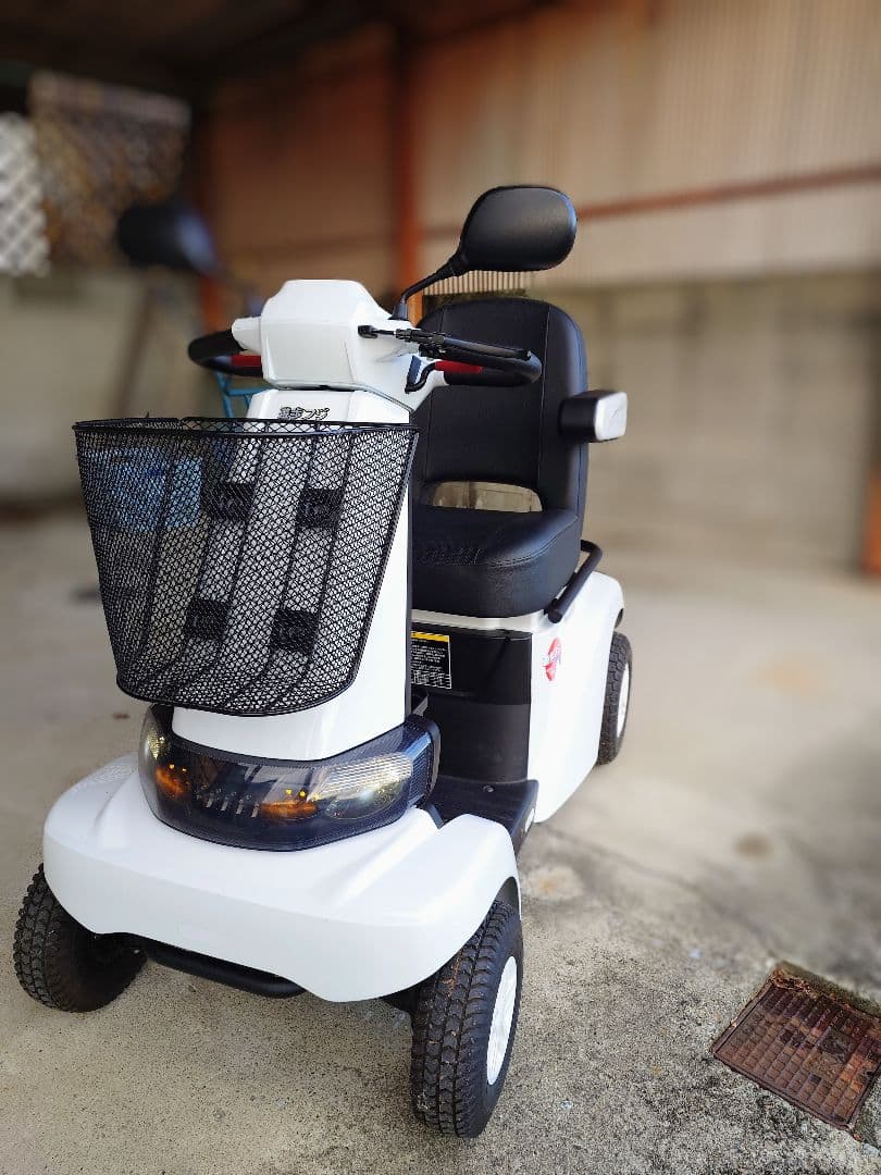 [引取限定] 美品 SERIO セリオ 遊歩フジ セニアカー ホワイト 白