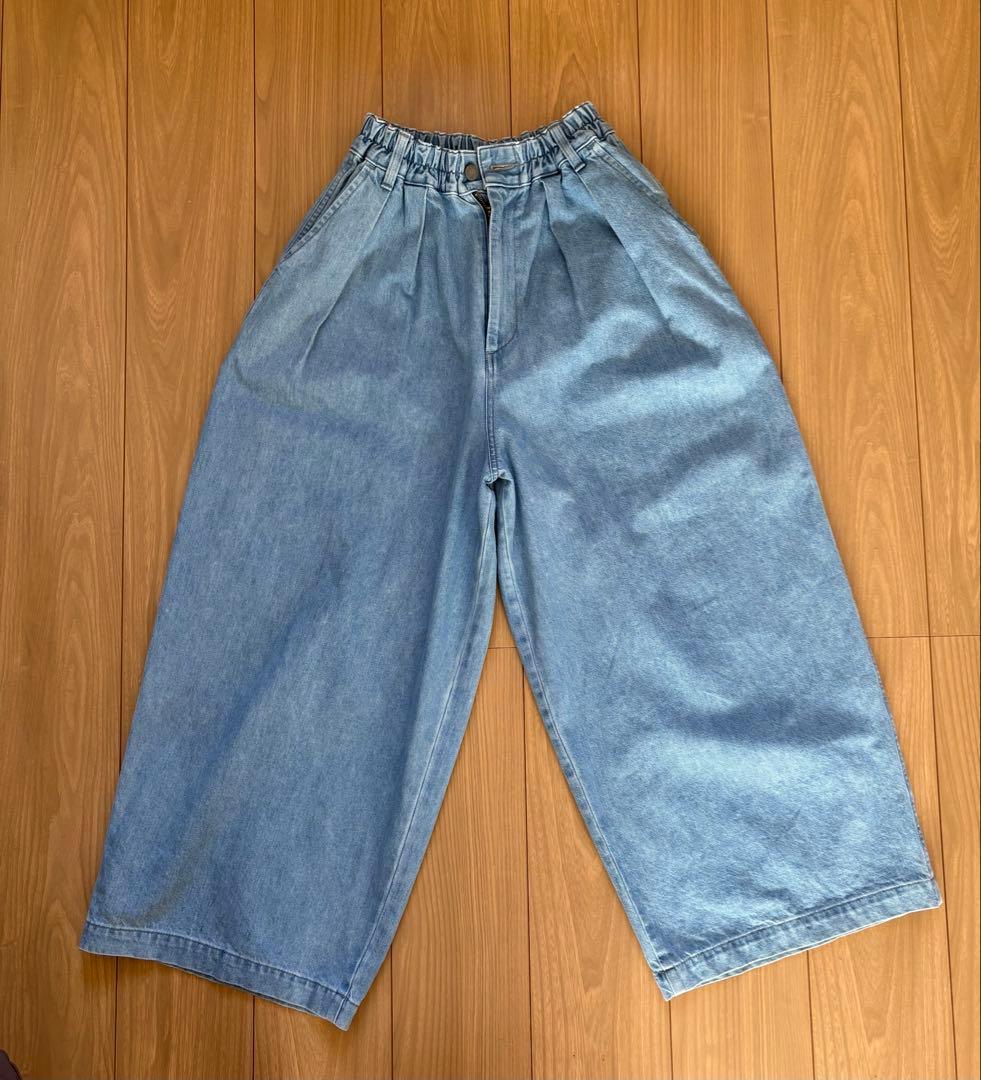 HARVESTY 10oz デニム サーカス バギー パンツ