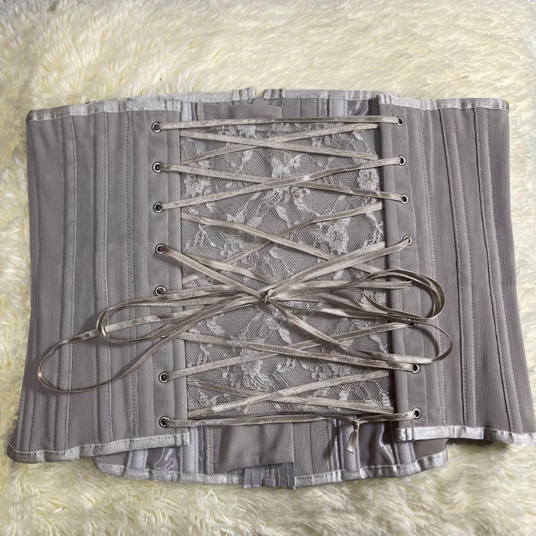 元鈴木さん　コルセット シレーヌ 深海(グレージュ）　Lサイズ