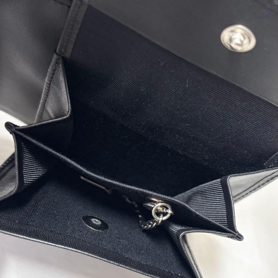 【新品】　ジャンポールゴルチエ　ドラゴン　二つ折り財布　ロゴ　ブラック　希少