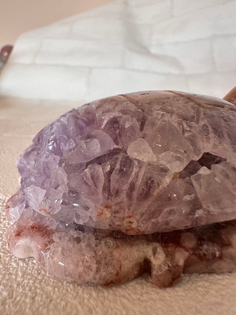 特価　アメジスト　ピンクアメジスト　フラワーアゲート タートル　虹　天然石