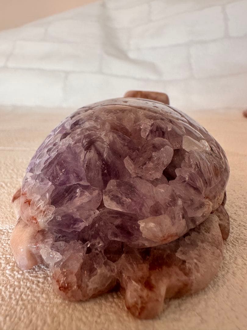 特価　アメジスト　ピンクアメジスト　フラワーアゲート タートル　虹　天然石