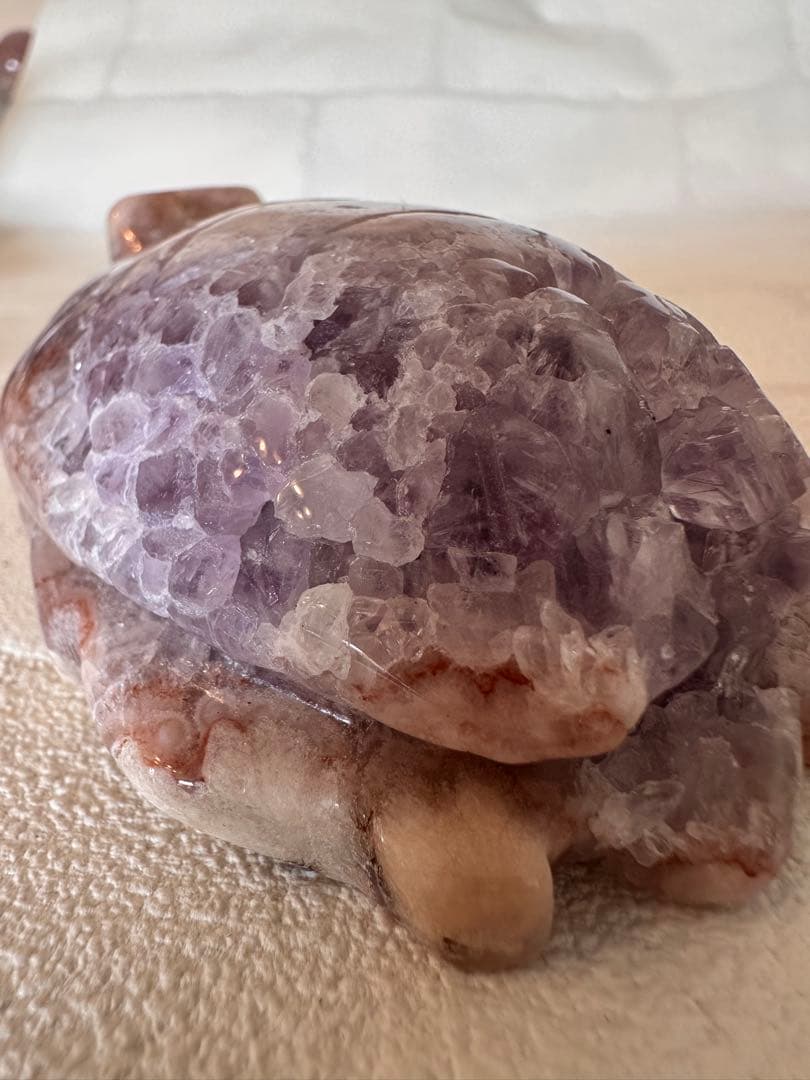 特価　アメジスト　ピンクアメジスト　フラワーアゲート タートル　虹　天然石