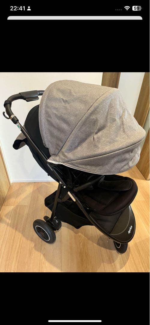 Aprica スムーヴプレミアム　グレーデニム　ベビーカー