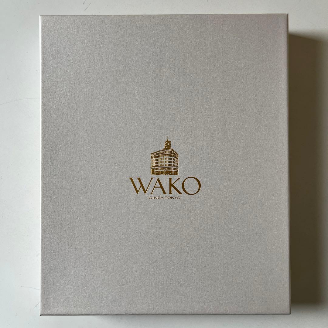 WAKO 本革 二つ折り写真立て ネイビーブラック <0811zフォトフレーム>