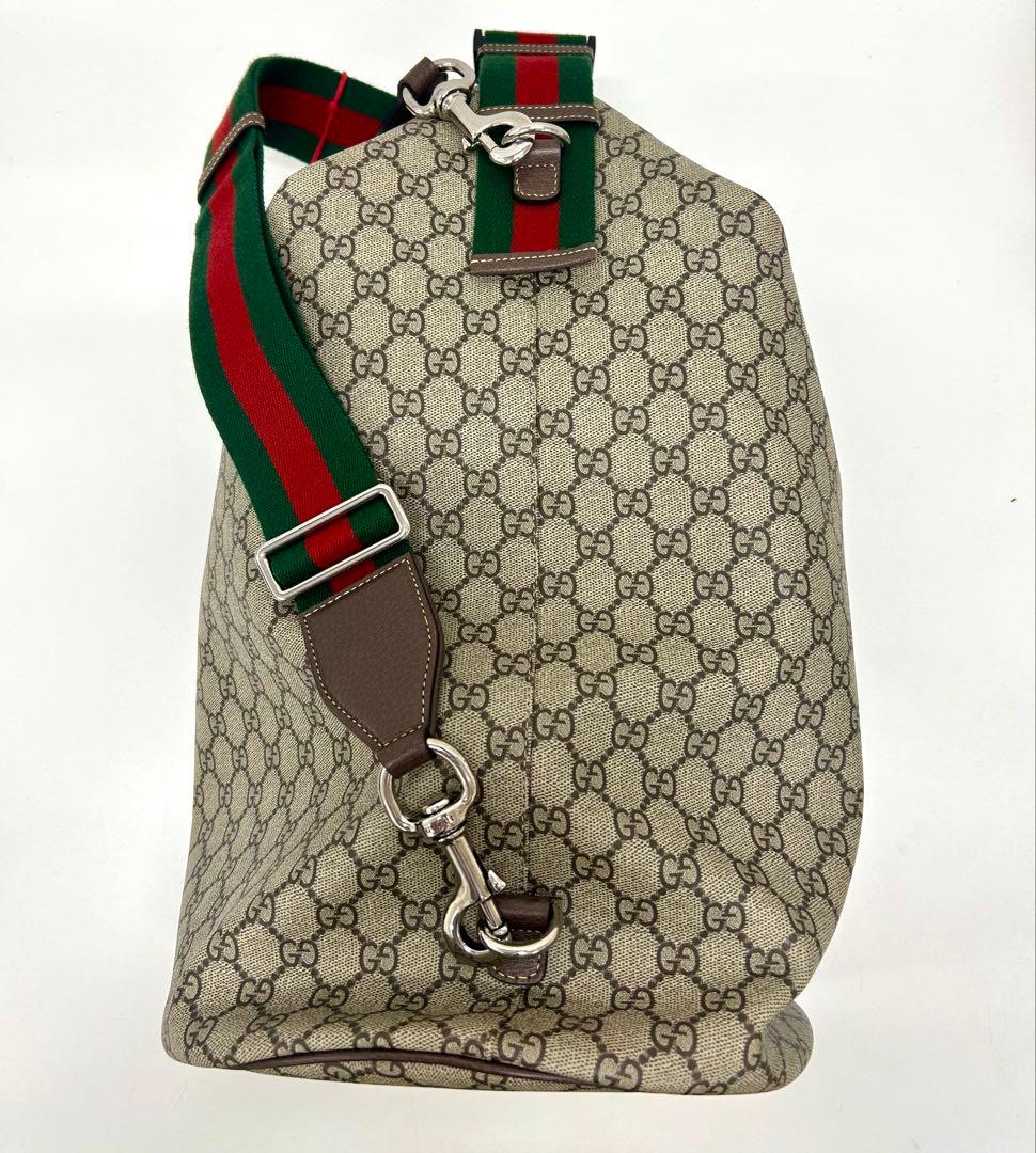 美品 Gucci GGロゴ 旅行 ショルダー ダッフル セーラーバッグ バッグ