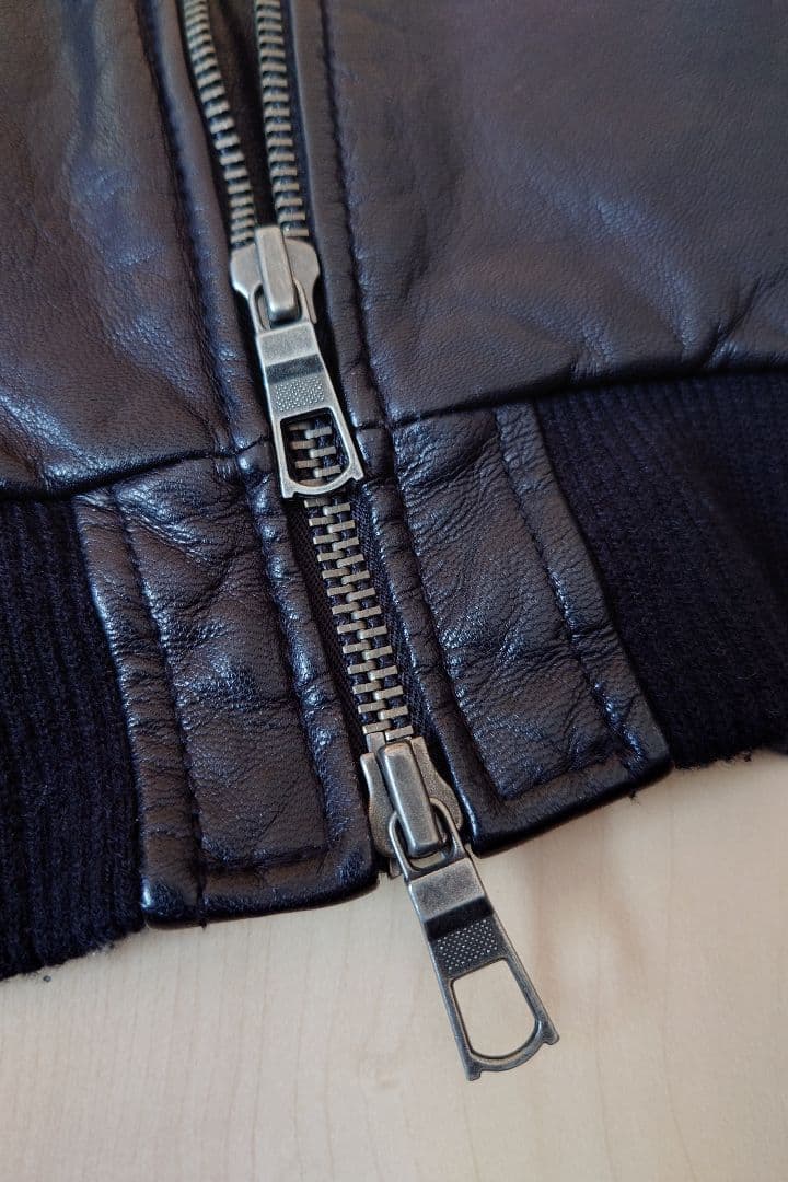 上野商会 本革 シングルライダース Lサイズ 山羊革