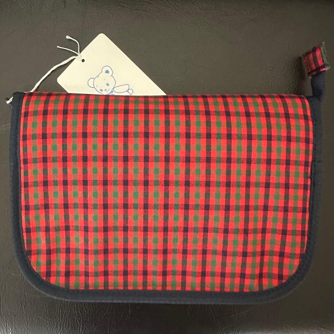 新品 タグ付き 未使用品 ファミリア 母子手帳ケース 完売品 チェック