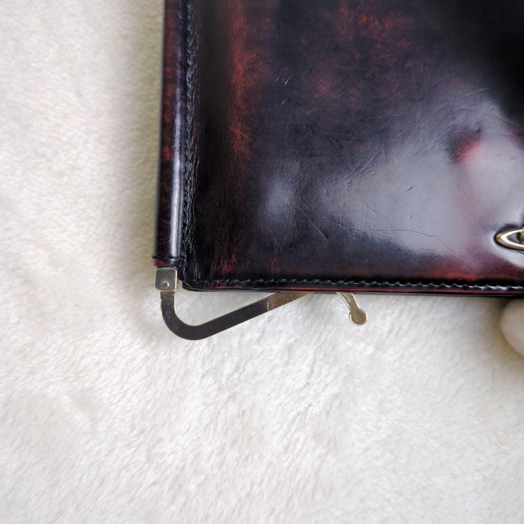 ヴィヴィアンウエストウッド　マネークリップ付き　二つ折り財布