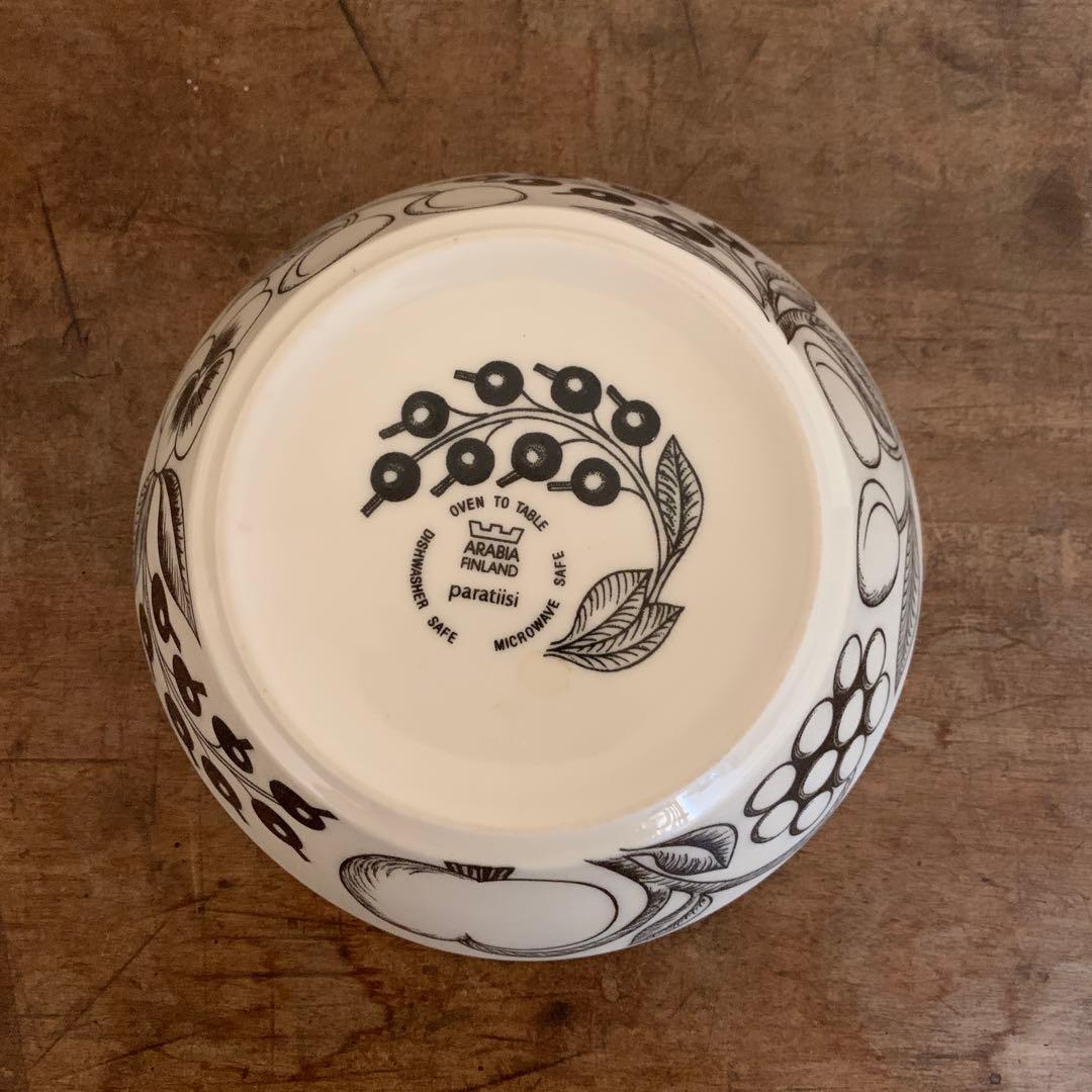 旧ロゴ　ARABIA アラビア　パラティッシ　ブラック 3種4点 箱付き