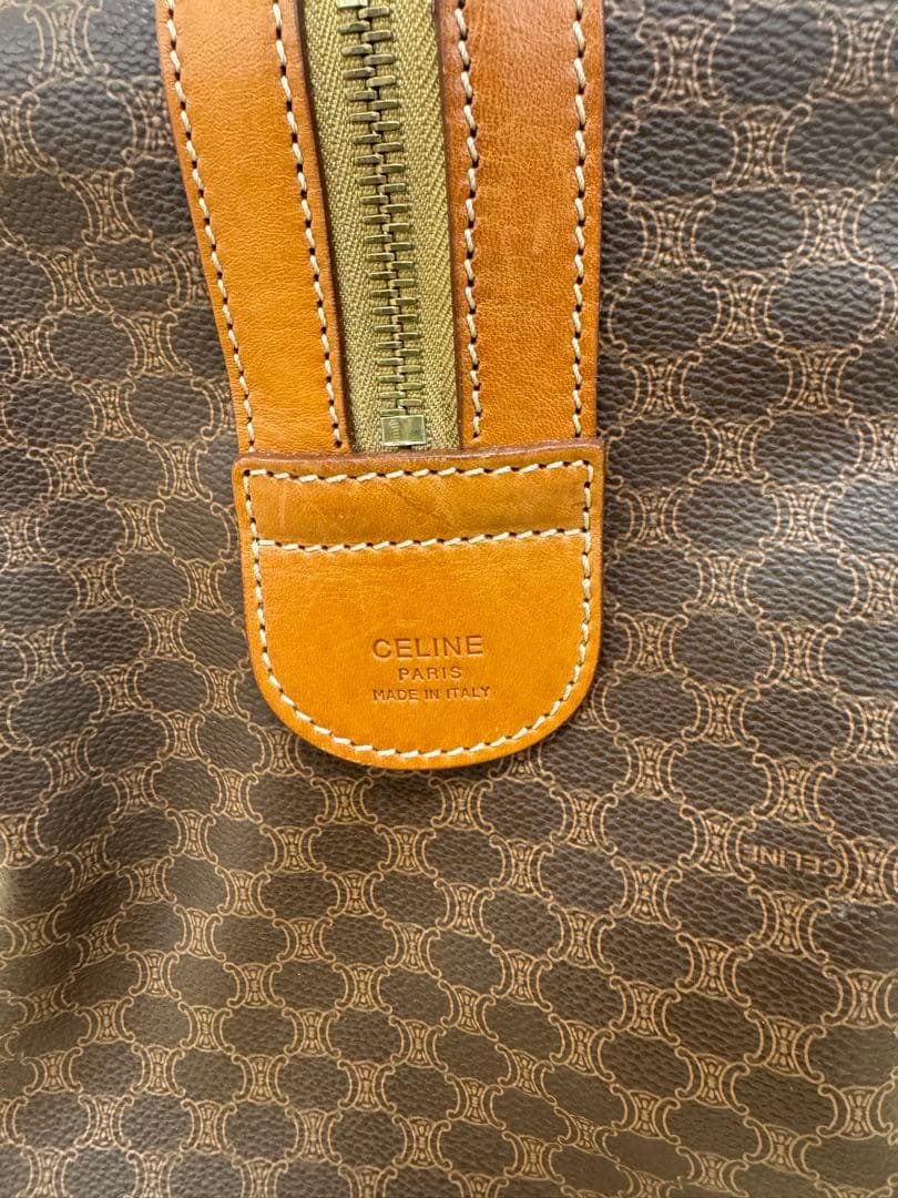 CELINE セリーヌ　ボストンバッグ　トリオンフ　ブラウン　ハンドバッグ