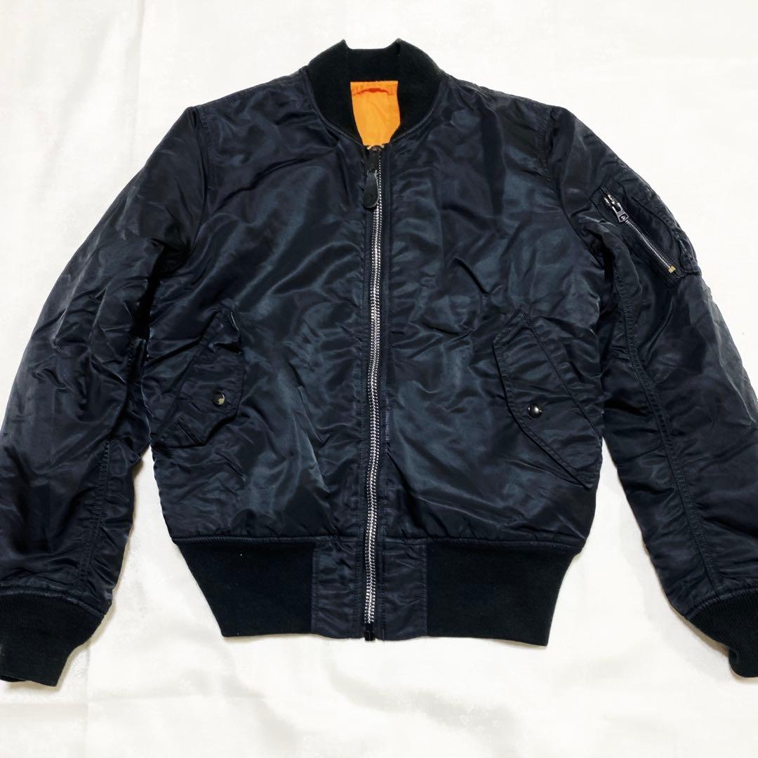 ALPHA アルファインダストリーズ MA-1 フライトジャケット Sサイズ 黒