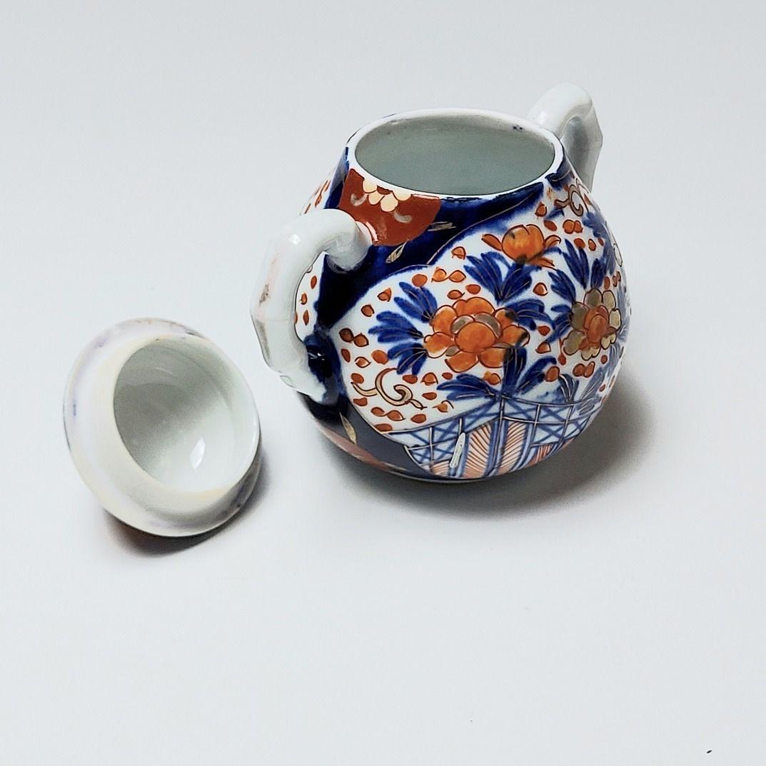 22-342　古伊万里シュガーポット