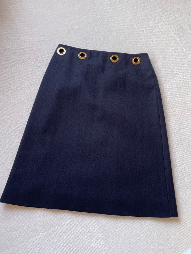 【極美品】 CELINE（セリーヌ）ウールカシミヤ スカート