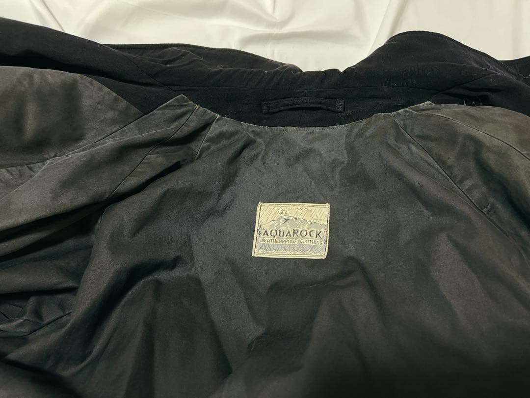 L*e様 40s 50s AQUAROCK レインコート ネイビー XL相当　イ