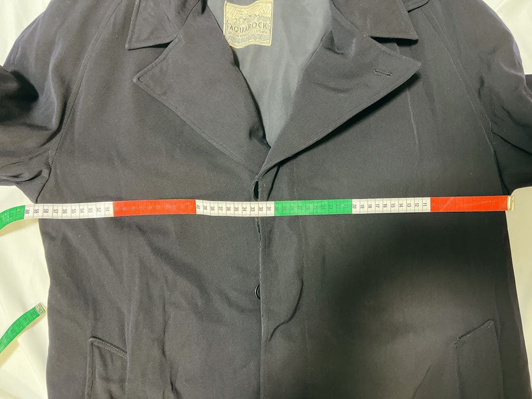 L*e様 40s 50s AQUAROCK レインコート ネイビー XL相当　イ