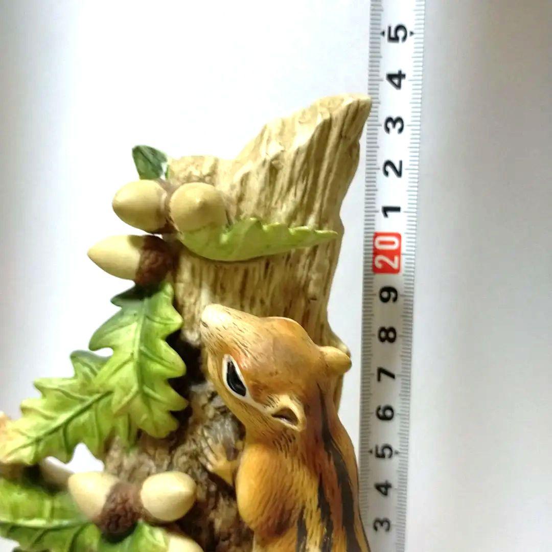 2匹のシマリス陶器オブジェ⑧