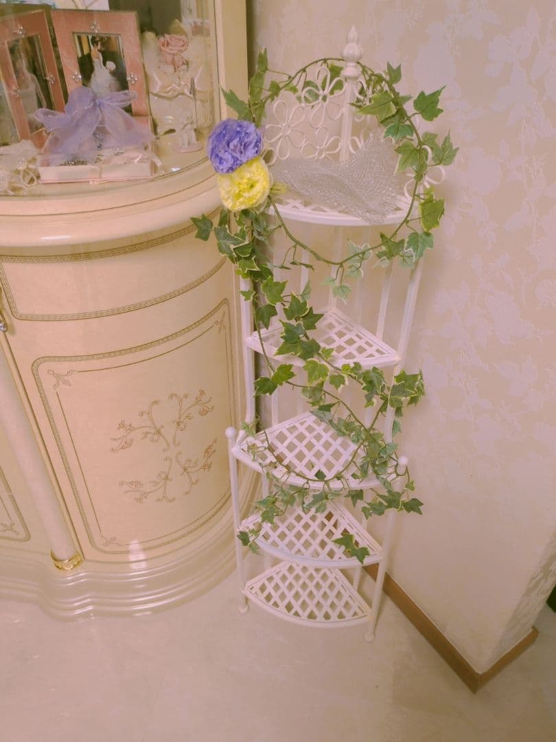 ロココ調棚フラワーシェルフ♡アイアン♡