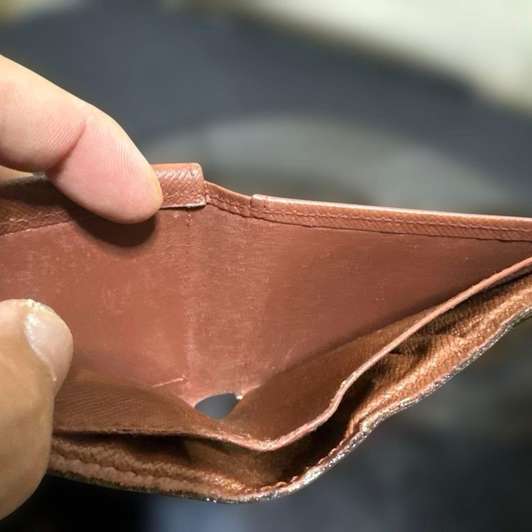 ③☆良品☆モノグラム♪マルコ☆2つ折り財布★ポケットあり