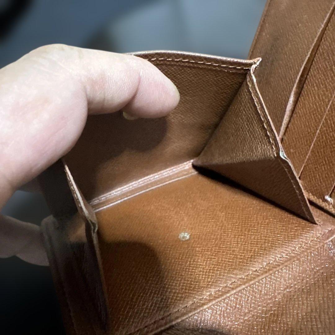 ③☆良品☆モノグラム♪マルコ☆2つ折り財布★ポケットあり