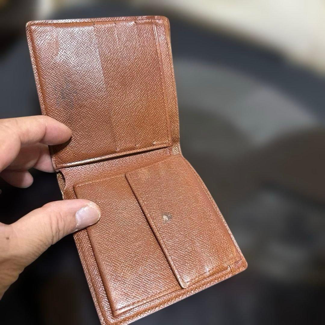 ③☆良品☆モノグラム♪マルコ☆2つ折り財布★ポケットあり