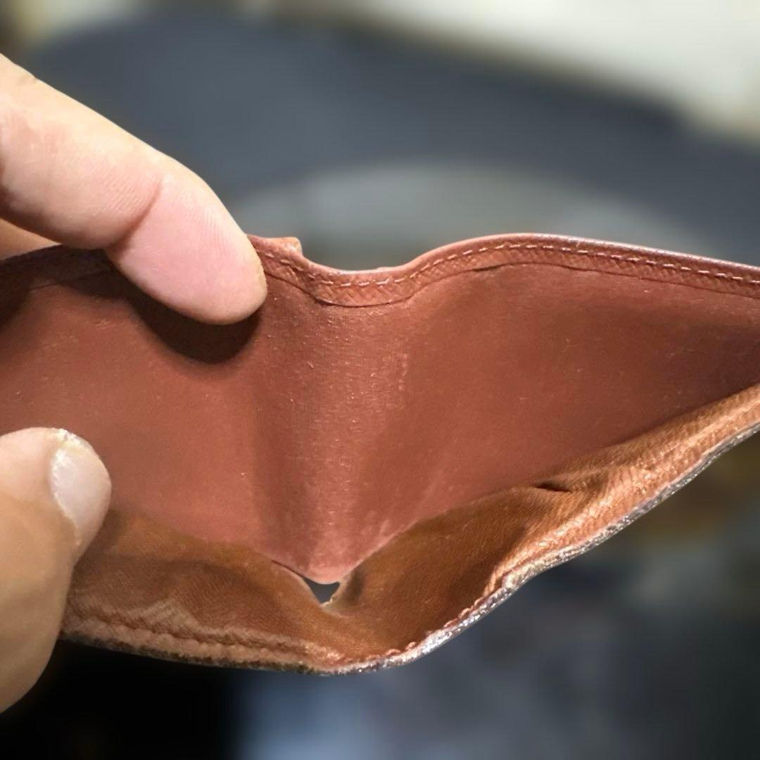 ③☆良品☆モノグラム♪マルコ☆2つ折り財布★ポケットあり