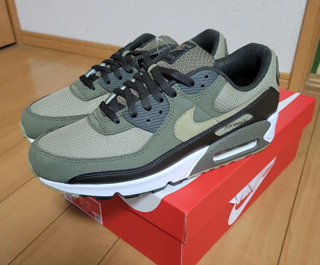 新品未使用★ナイキNIKE Air Max 90 オリーブ緑Size28.5㎝