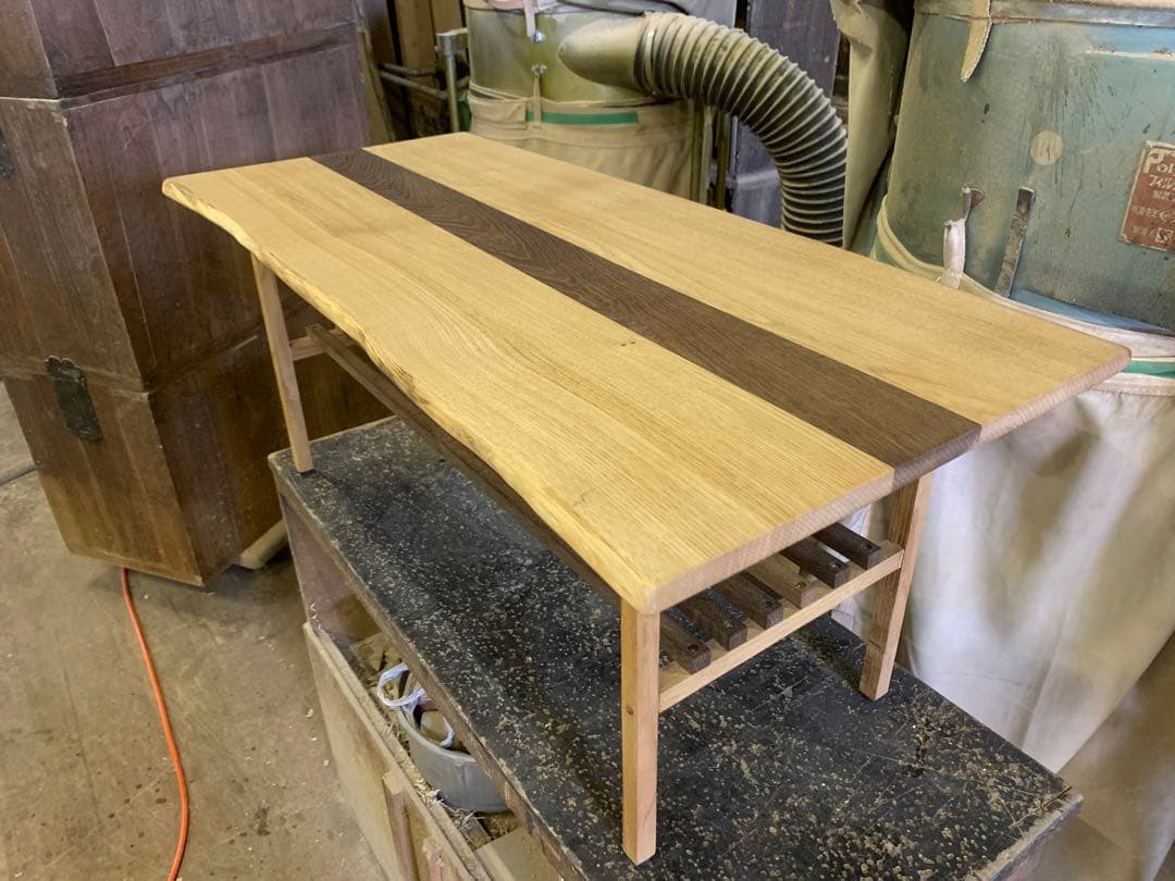 【98cm×47cm】ローテーブル　天板　塗装込 センターテーブル　栗材