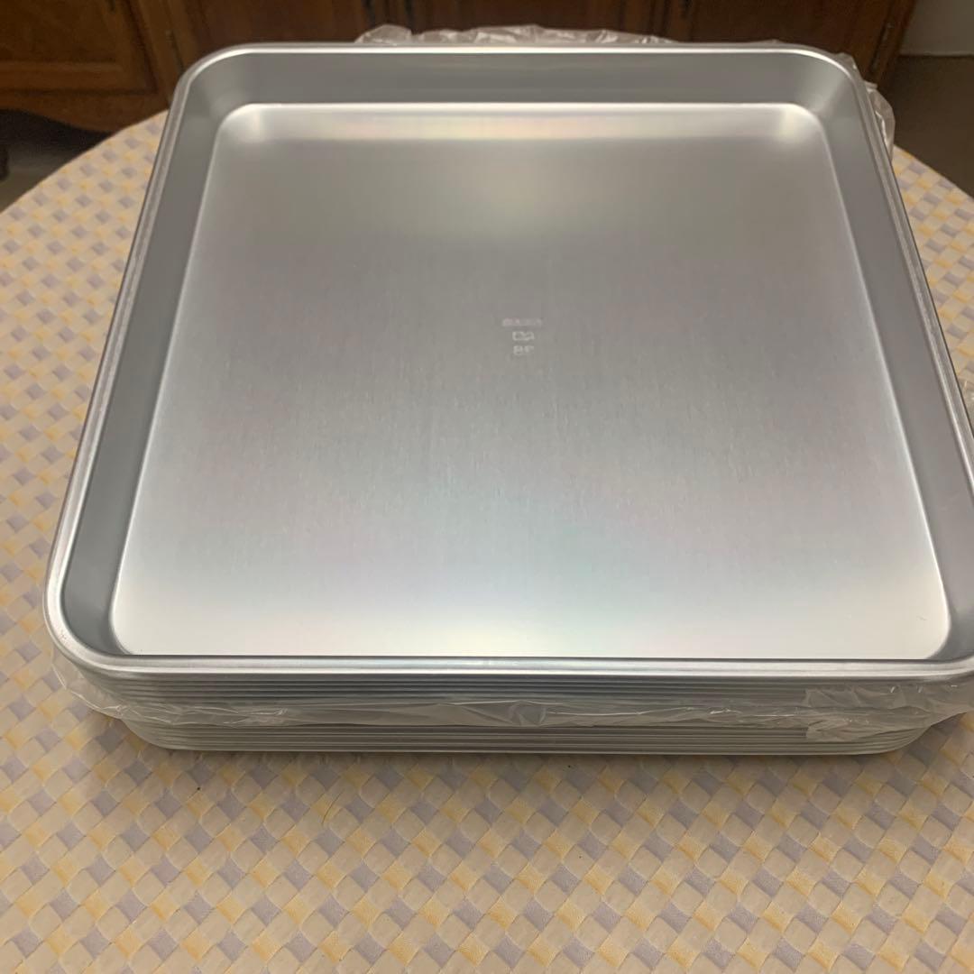 半額以下　アルミニウム製オーブントレー １５枚セット