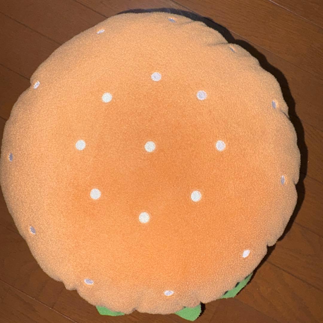 （非売品）マクドナルド　ハンバーガー　ビックマック　クッション　高27直径30㎝