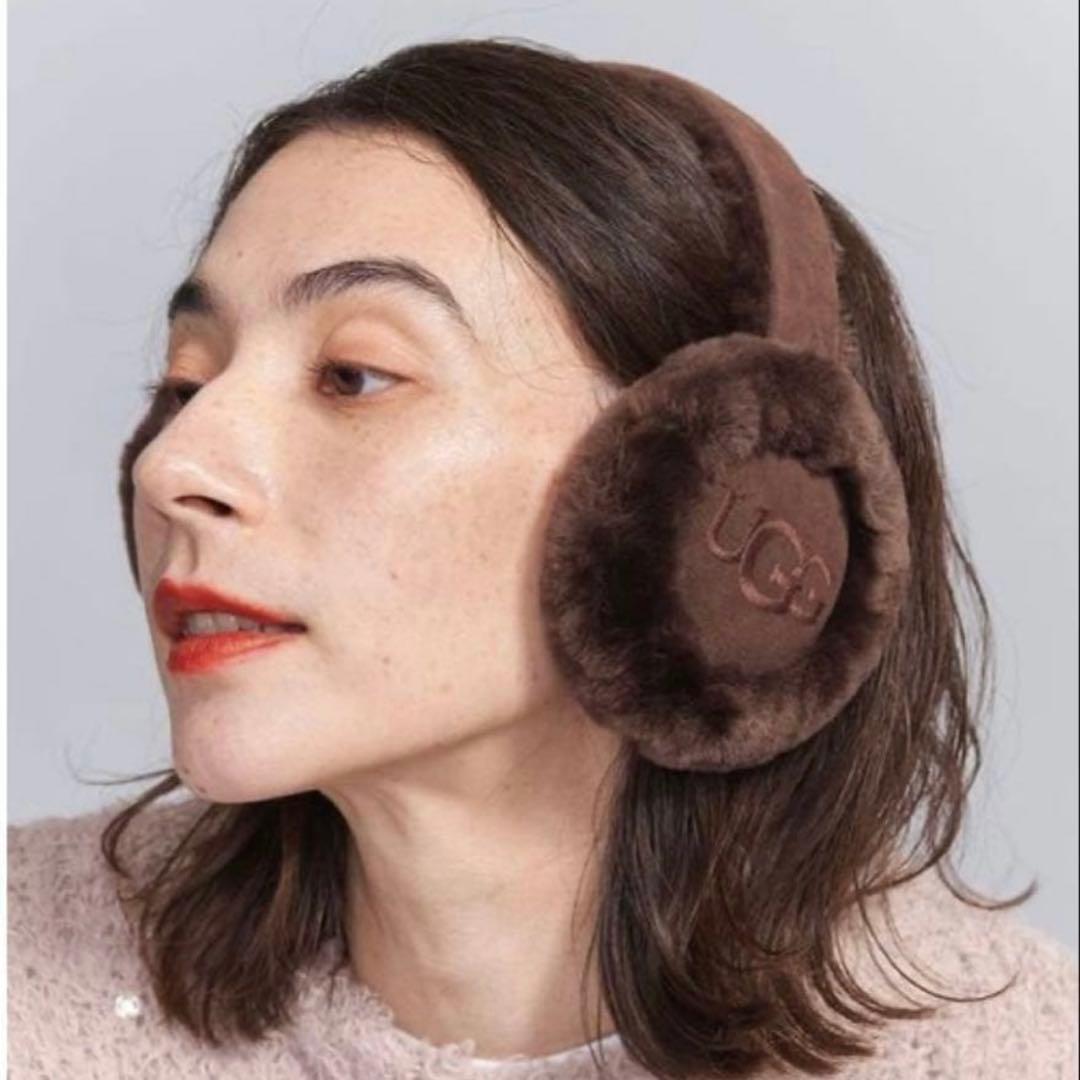 UGG アグ シープスキン イヤーマフ　BURNT CEDAR ブラウン