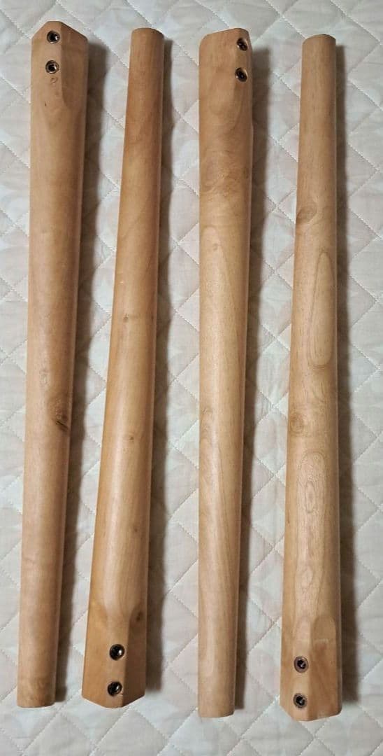 Muji 無印良品 オーク材 ダイニングテーブル 丸脚 廃盤 カスタム品 北欧風