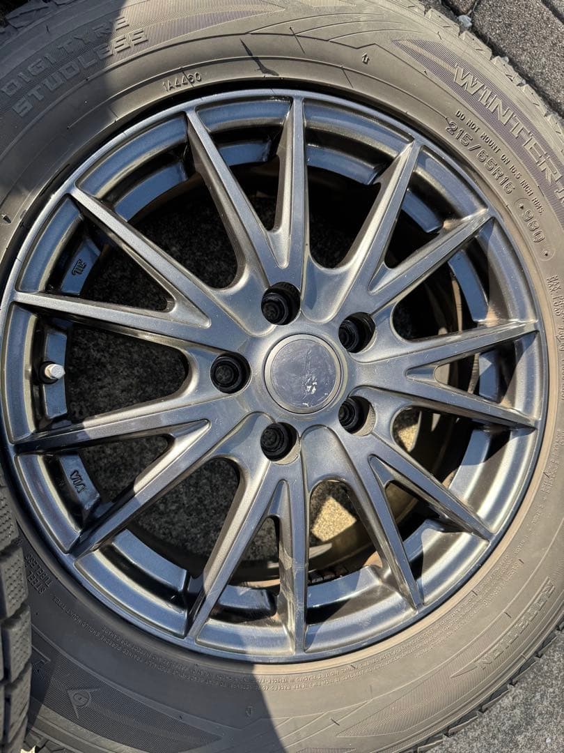 【寒波対策】アルファード　30 スタッドレス　ダンロップ　215/65R16