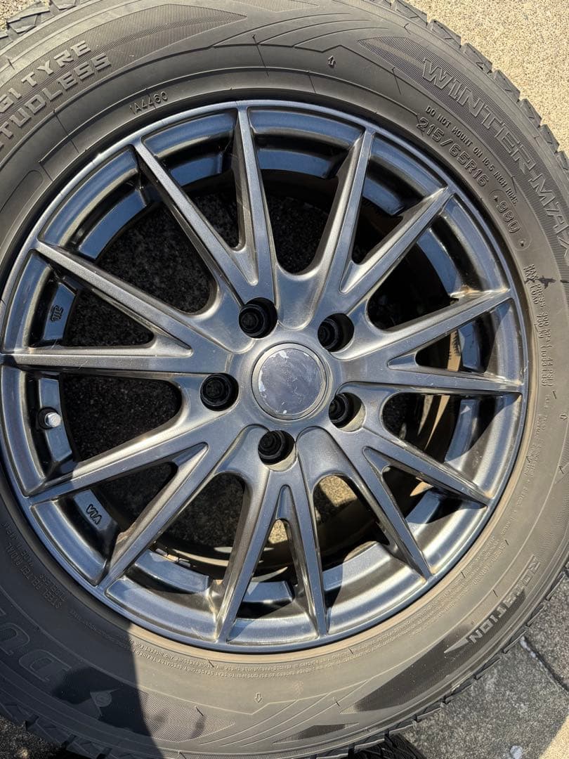 【寒波対策】アルファード　30 スタッドレス　ダンロップ　215/65R16