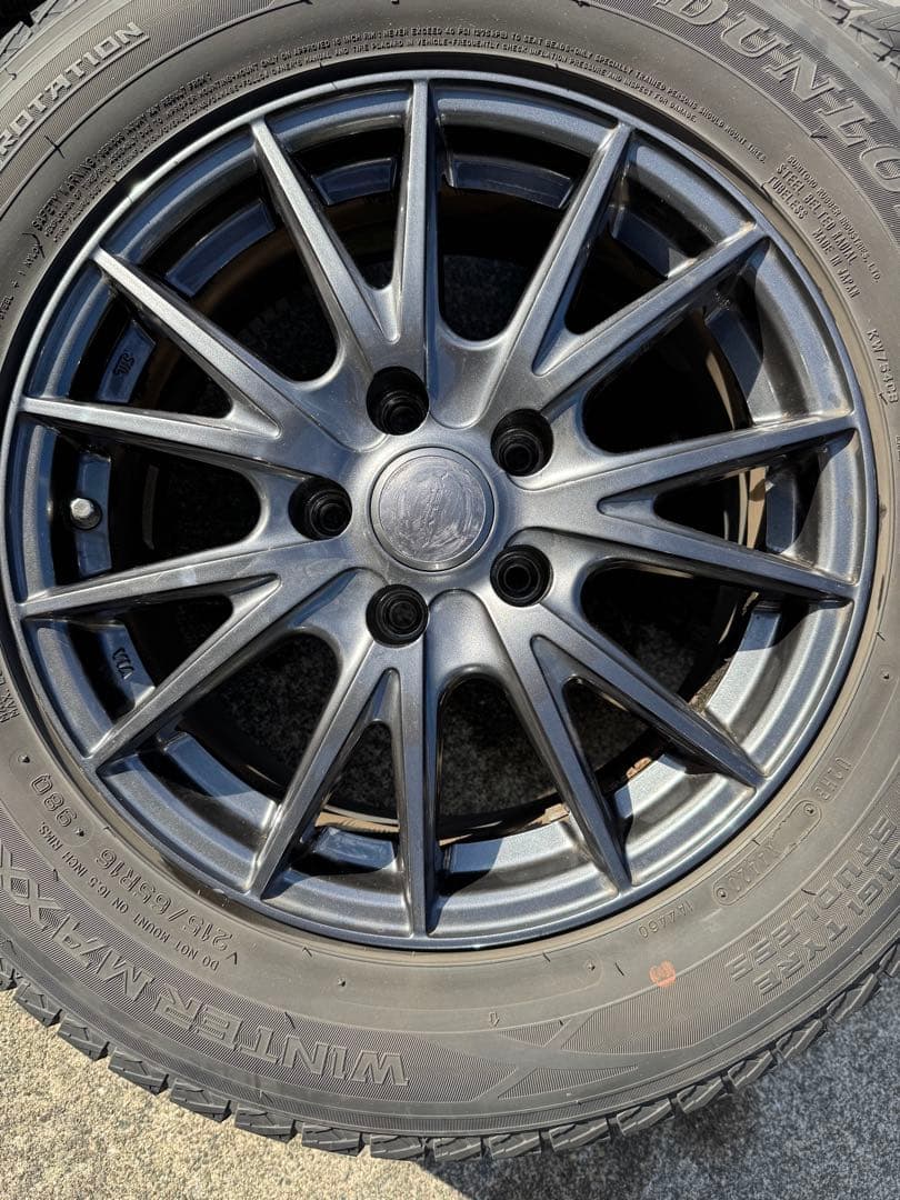【寒波対策】アルファード　30 スタッドレス　ダンロップ　215/65R16