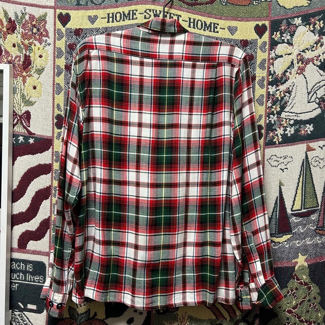 は*司様 50s TOWNCRAFT チェックレーヨンシャツ