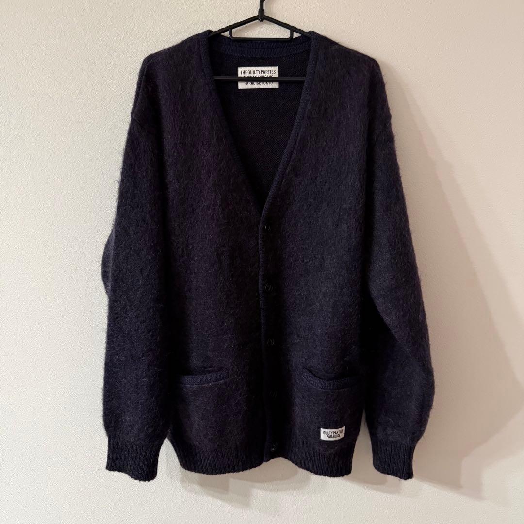 【早い者勝ち!】新品定価以下ワコマリアmix mohair cardigan L