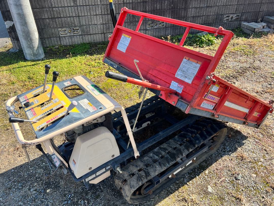 長野県　運搬車 佐藤 剛力 クボタ クローラー ダンプ　SC433DA 農機具
