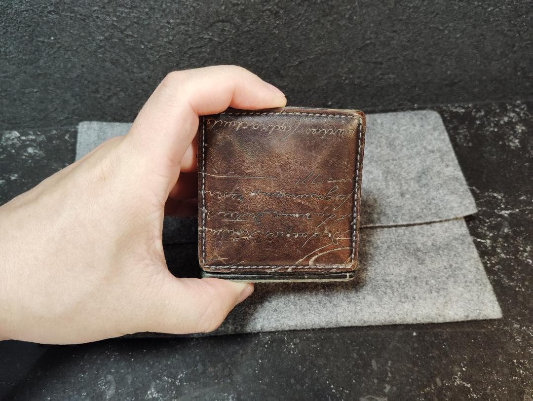 超レア品 BERLUTI オリジン スクリットレザー パース