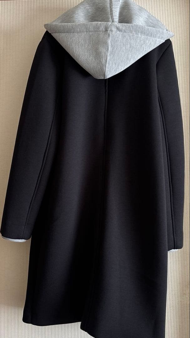 ZARA デタッチャブルフード コントラストコート　M〜L 美品