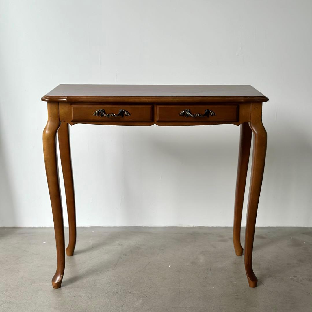 s*様 カリモク　ウォールナット　猫脚　コンソール　サイドテーブル